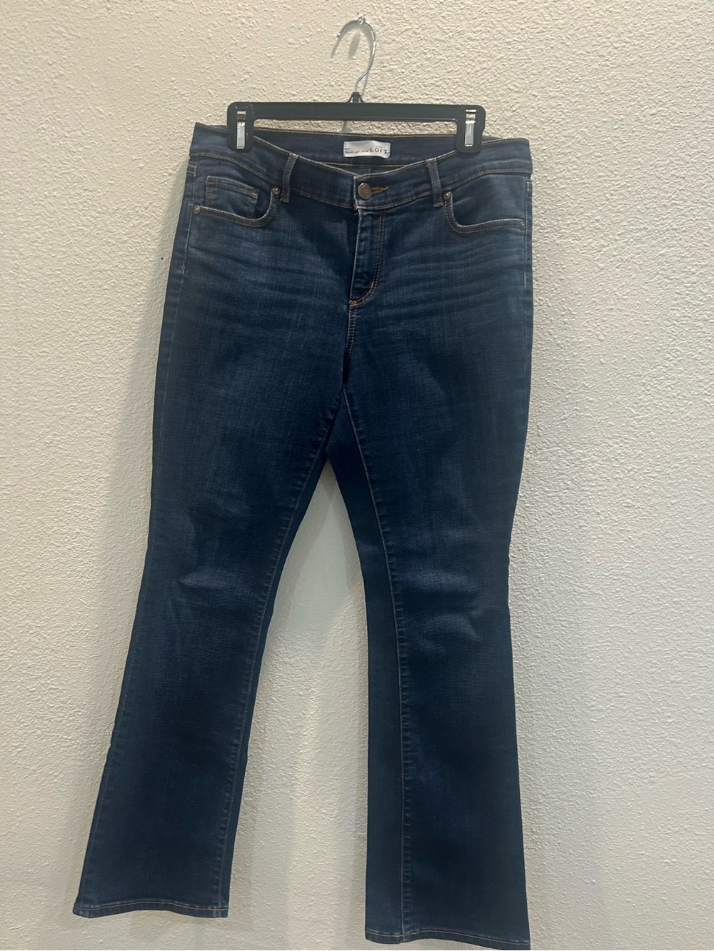 Express Dark Blue Flare Jeans